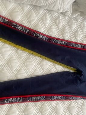 Tommy Hilfiger Navy Leggings with Red Logo Tape